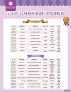 【请查收】和平妇产医院2019年12月2日—12月8日专家坐诊时间表